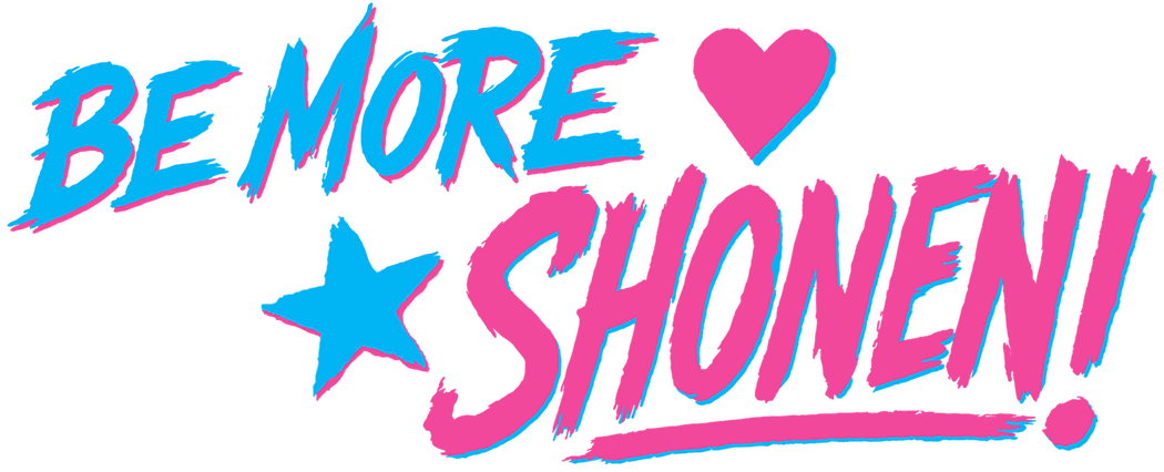 Be More Shonen Logo for Minney and Nomes, a professional cosplay couple from the United Kingdom